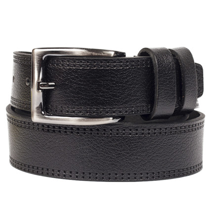 Кожаный ремень GRASS черный 3,5-3000-01 – Фото 1