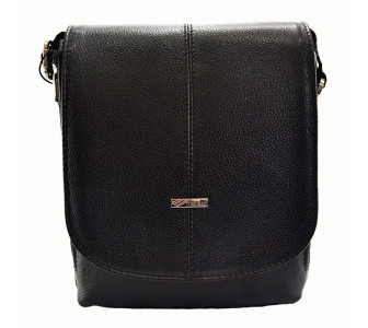 Мужская кожаная сумка DESISAN 425-011 черная