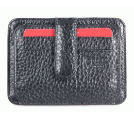 Кожаный зажим для денег Grass черный Кожаный зажим для денег Grass черный