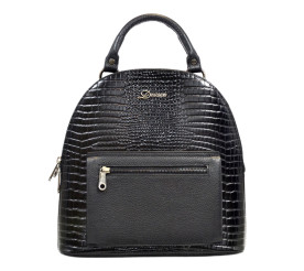 Женский кожаный рюкзак Desisan черный 6001-633