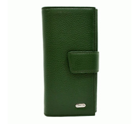 Женский кожаный кошелек Canpellini зеленый