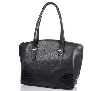Кожаная женская сумка Desisan черная 7129-011 Кожаная женская сумка Desisan черная 7129-011