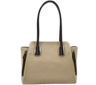 Кожаная женская сумка Desisan бежевая 7132-283 Кожаная женская сумка Desisan бежевая 7132-283