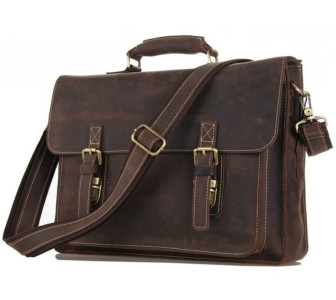 Мужской кожаный портфель Tiding Bag 7205R
