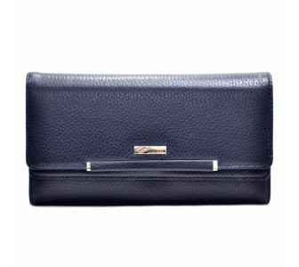 Женский кожаный кошелек Desisan синий