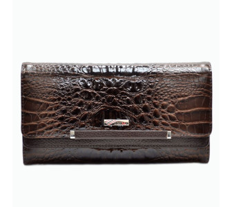 Женский кожаный кошелек Desisan коричневый