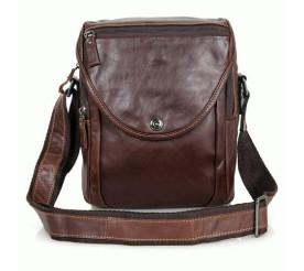Мужская сумка через плечо Buffalo Bags коричневая 7354LQ