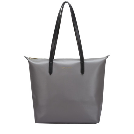 Кожаная женская сумка Smith &amp; Canova серая 92649 GREY – Фото 1