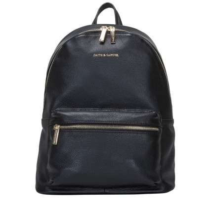 Рюкзак кожаный Smith &amp; Canova черный 92915 BLK – Фото 1