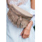 Кожаная сумка на пояс Blanknote Spirit BN-BAG-15-crem-brule