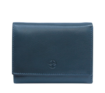 Синий женский кожаный кошелек TONY PEROTTI (Италия) Синий женский кожаный кошелек TONY PEROTTI (Италия)