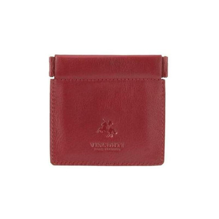 Ключница VISCONTI кожаная CP7 RED красная – Фото 1