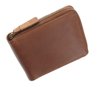 Мужской кожаный кошелек Visconti DRW31 коричневый