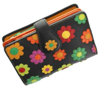 Женский кошелек Visconti Daisy DS82 кожаный мультиколор