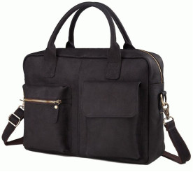 Кожаный черный портфель Bexhill GB331-1A