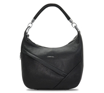 Кожаная женская сумка Giorgio Ferretti (Италия) черная GF2017148Cblack