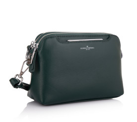 Кожаная сумка на плечо Giorgio Ferretti (Италия) зеленая GF2017273Cgreen