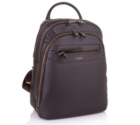 Мужской кожаный рюкзак Giorgio Ferretti (Италия) коричневый GF2018100Abrown