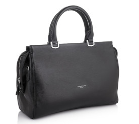 Кожаная деловая сумка Giorgio Ferretti (Италия) черная GF2018153Bblack