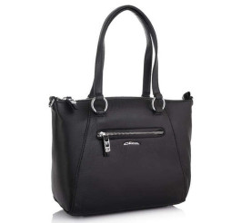 Кожаная женская сумка Giorgio Ferretti (Италия) черная GF2018888Cblack