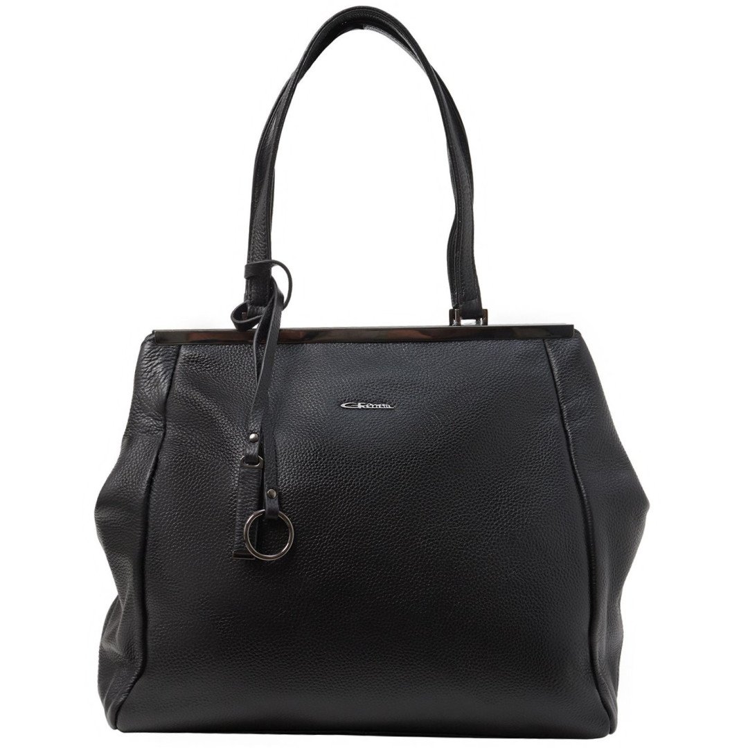 Кожаная женская черная сумка Giorgio Ferretti (Италия) - купить Деловые ...
