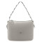Кожаная сумка на плечо Giorgio Ferretti (Италия) серая GF2019058Elgrey
