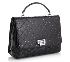 Кожаная сумка на плечо Giorgio Ferretti (Италия) черная GF2019132Ablack