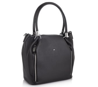 Кожаная деловая сумка Giorgio Ferretti (Италия) черная GF2019193Ablack