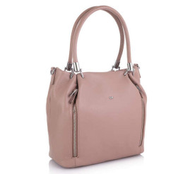 Кожаная деловая сумка Giorgio Ferretti (Италия) пудра GF2019193Apink