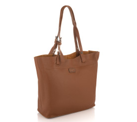 Кожаный женский шоппер Giorgio Ferretti (Италия) коричневый GF2019201Blbrown