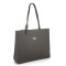 Кожаный женский шоппер Giorgio Ferretti (Италия) серый GF2019705Cgrey
