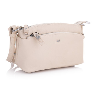 Кожаная сумочка на плечо Giorgio Ferretti (Италия) бежевая GF2019829Bbeige