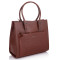 Кожаная деловая сумка Giorgio Ferretti (Италия) коричневая GF2019933Albrown