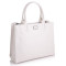 Кожаная деловая сумка Giorgio Ferretti (Италия) белая GF2019983white