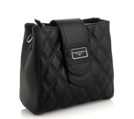 Кожаная сумка на плечо Giorgio Ferretti (Италия) черная GF2020707Ablack