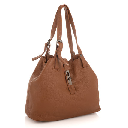 Кожаная сумка Giorgio Ferretti (Италия) коричневая GF2020748Albrown