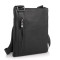 Мужская кожаная сумка через плечо Giorgio Ferretti (Италия) черная GF3475Cblack