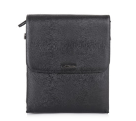 Мужская кожаная сумка Giorgio Ferretti (Италия) черная GF5416-4Ablack