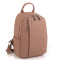 Женский кожаный рюкзак Giorgio Ferretti (Италия) пудра GF6101Cpink