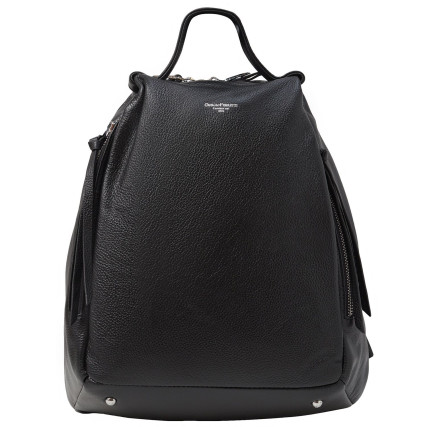 Женский кожаный рюкзак Giorgio Ferretti (Италия) черный GF6708Gblack – Фото 1