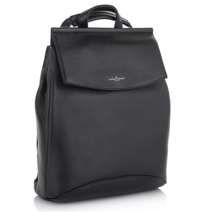 Женский кожаный рюкзак Giorgio Ferretti (Италия) черный GFA-689Ablack – Фото 1