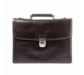 Компактный кожаный портфель Katana (Франция) коричневый k63039-2