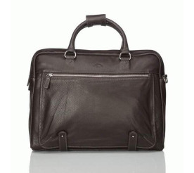 Кожаная коричневая сумка для ноутбука Katana (Франция) k69257-2