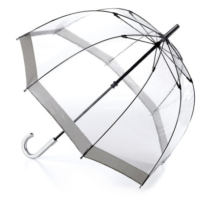 Зонт женский Fulton Birdcage-1 L041 Silver (Серебряный) – Фото 1