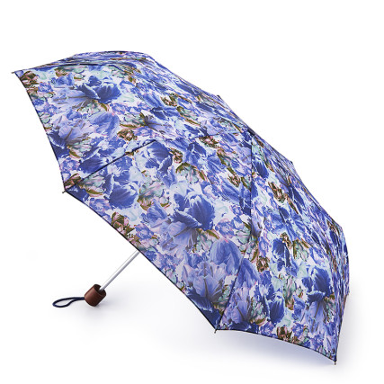 Зонт женский Fulton Minilite-2 L354 Blue Tulip (Голубой тюльпан)