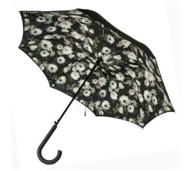 Зонт женский Fulton Bloomsbury-2 L754 Mono Bouquet (Черно-белый букет)