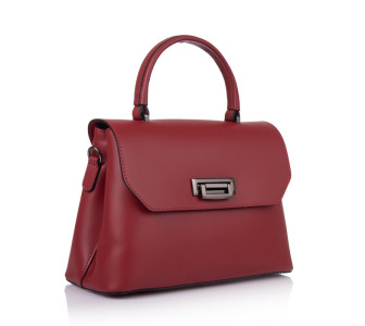 Кожаная женская сумка Virginia Conti (Италия) красная L8810red