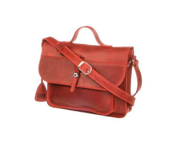 Кожаная сумка Level Фейк красная Кожаная сумка Level Фейк красная