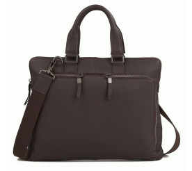 Коричневый кожаный портфель Bexhill M47-21557-2C