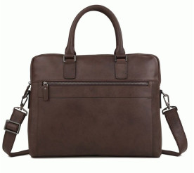 Коричневый кожаный портфель Bexhill M47-22167-1C